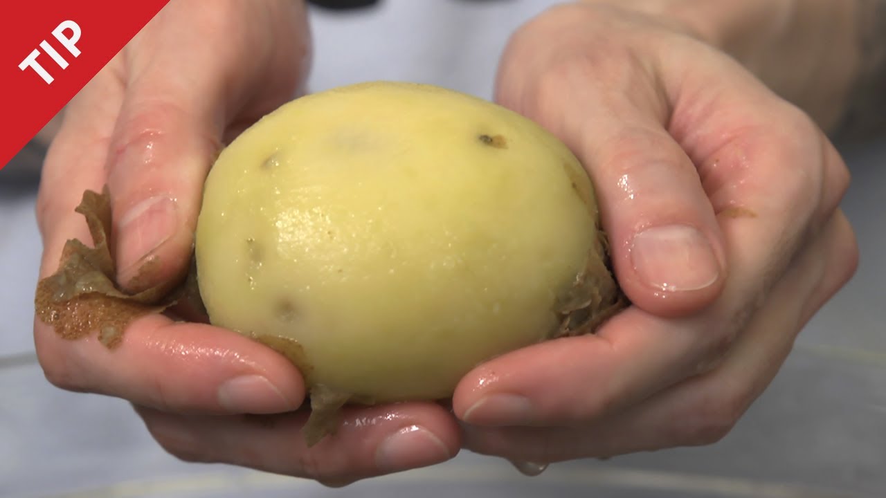 Peeling a Potato with Your Hands | The Food Cop